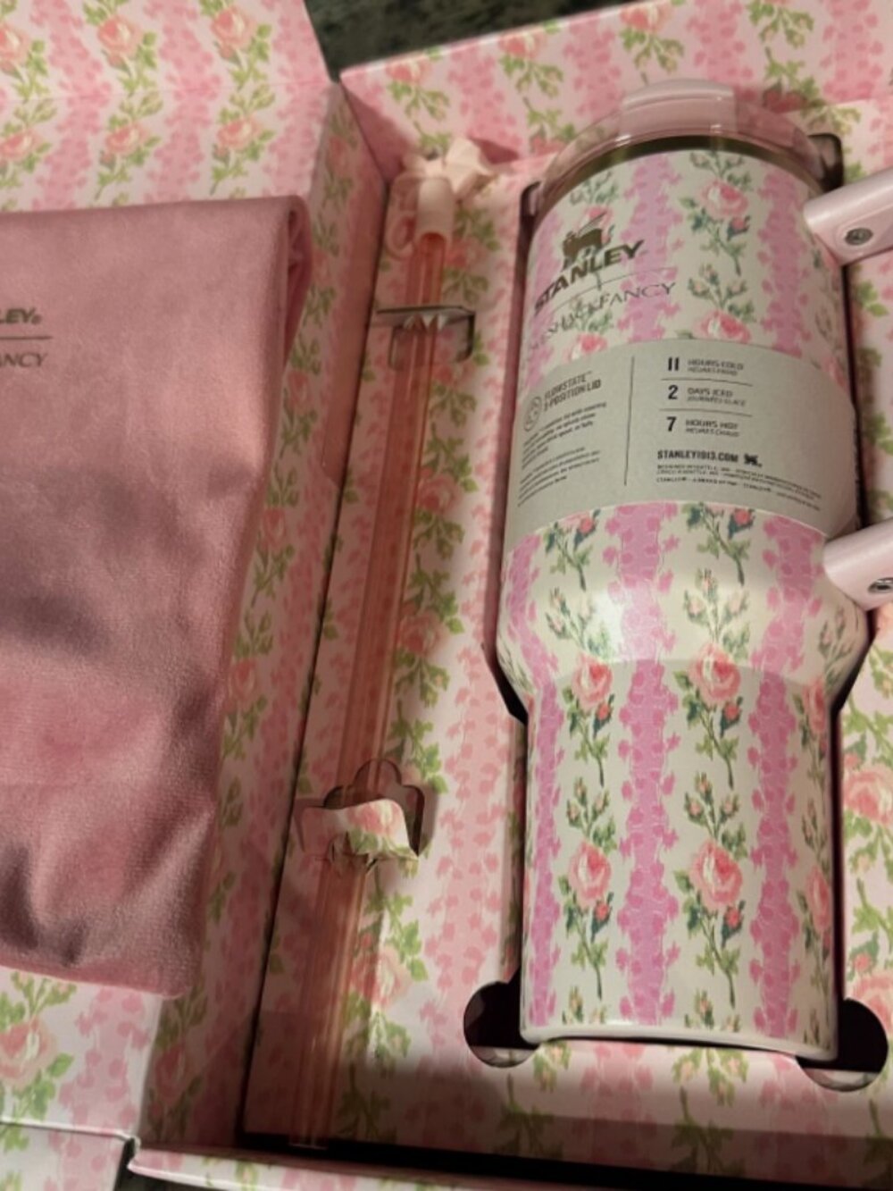 Stanley X Love Shack Fancy 40 Oz Quencher Tumbler